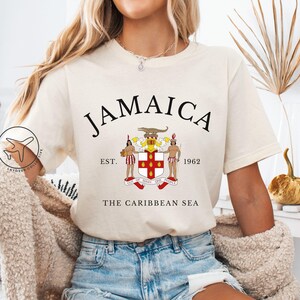 Jamaica Shirt, Jamaican Flag TShirt, Caribbean Island Tee, Kingston Souvenir, Jamaica Gift , Unisex Travel Gift