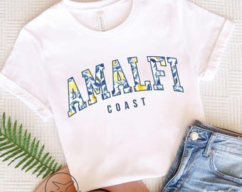 Amalfi Coast Italy Shirt, Positano Lemons, Italian Summer Tee