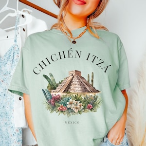Chichen Itza Mexico Shirt, Mexico Tshirt, Mexico Trip, Travel Shirt, Travel Lover Gift, Travel Souvenir, Vacation Shirt, Comfort Colors®