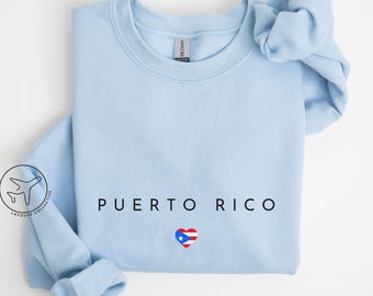 Felpa di Porto Rico, maglione con bandiera portoricana, Boricua Pride, souvenir dell'isola caraibica