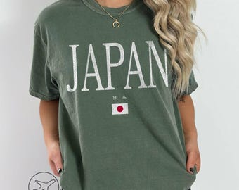 Japan Souvenir Shirt | 1940s Shirt | Satin Shirt | M L - Etsy