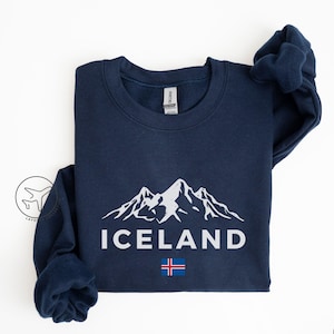 Iceland Sweatshirt, Icelandic Sweater, Iceland Shirt, Nordic Gifts, Nordic Shirts for Iceland Travel, Reykjavik Iceland Souvenir