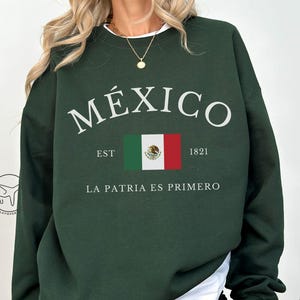 Mexico Pullover Sweatshirt, Mexico Crewneck Shirt, Mexico