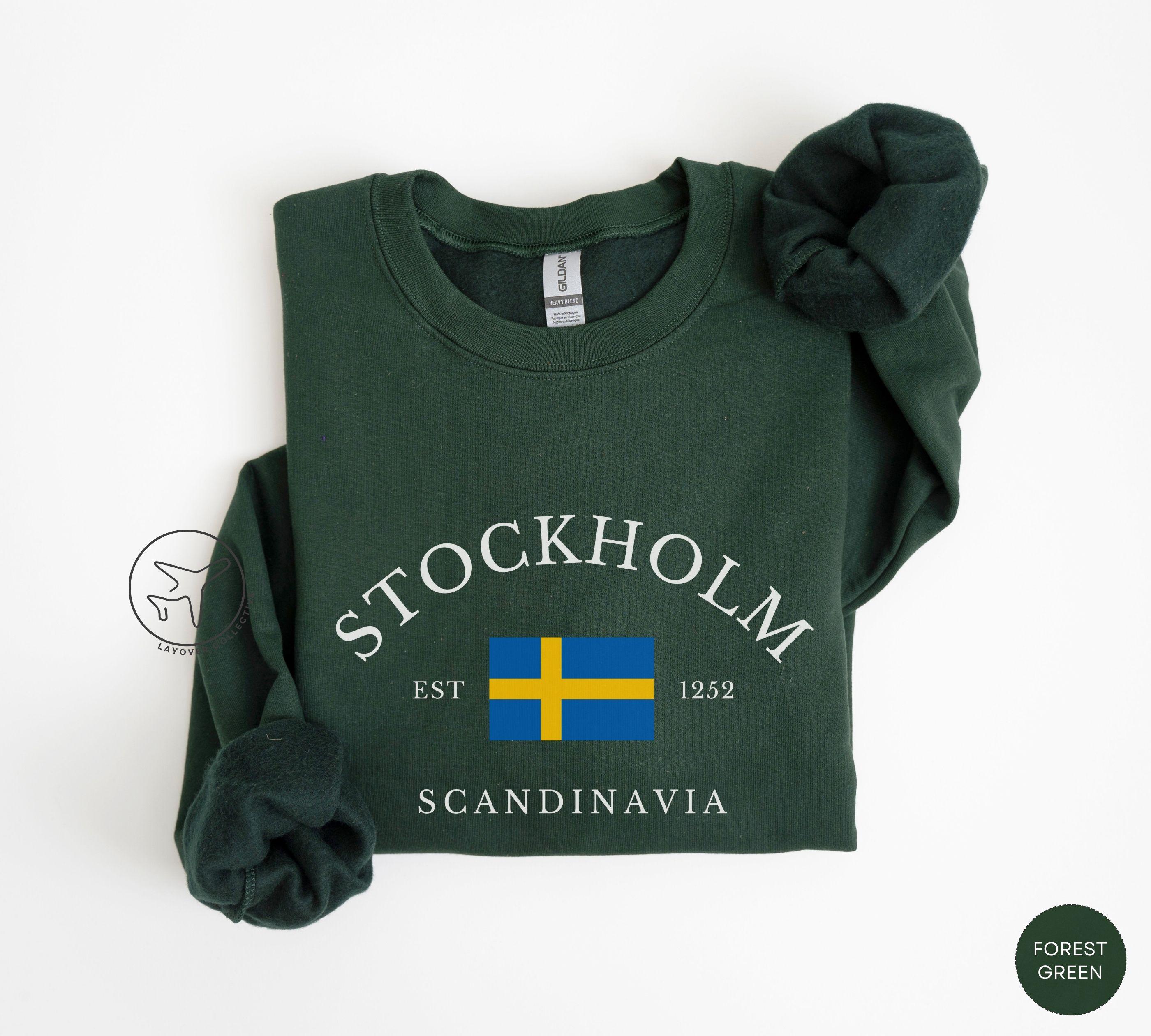 Stockholm Sweden Sweatshirt, Stockholm Sweden Sweater, Stockholm Shirt, Scandinavian Gifts, Swedish Travel Souvenir