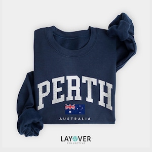 Sudadera con la bandera de Perth (Australia), jersey del orgullo australiano, suéter de Australia Occidental