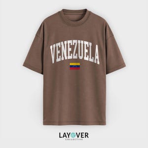 Camiseta de Venezuela, camiseta de viaje con la bandera venezolana, camiseta de Sudamérica imagen 6