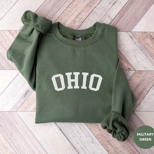 Ohio Sweatshirt, Ohio Shirt, Ohio Crewneck Sweater, US State, Ohio Gift, Soft Unisex Sweatshirt
