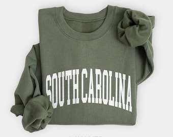 South Carolina Crewneck Sweatshirt, Soft Unisex, US State Gift