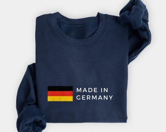 Germany Flag Sweatshirt, Unisex Pullover, German Souvenir