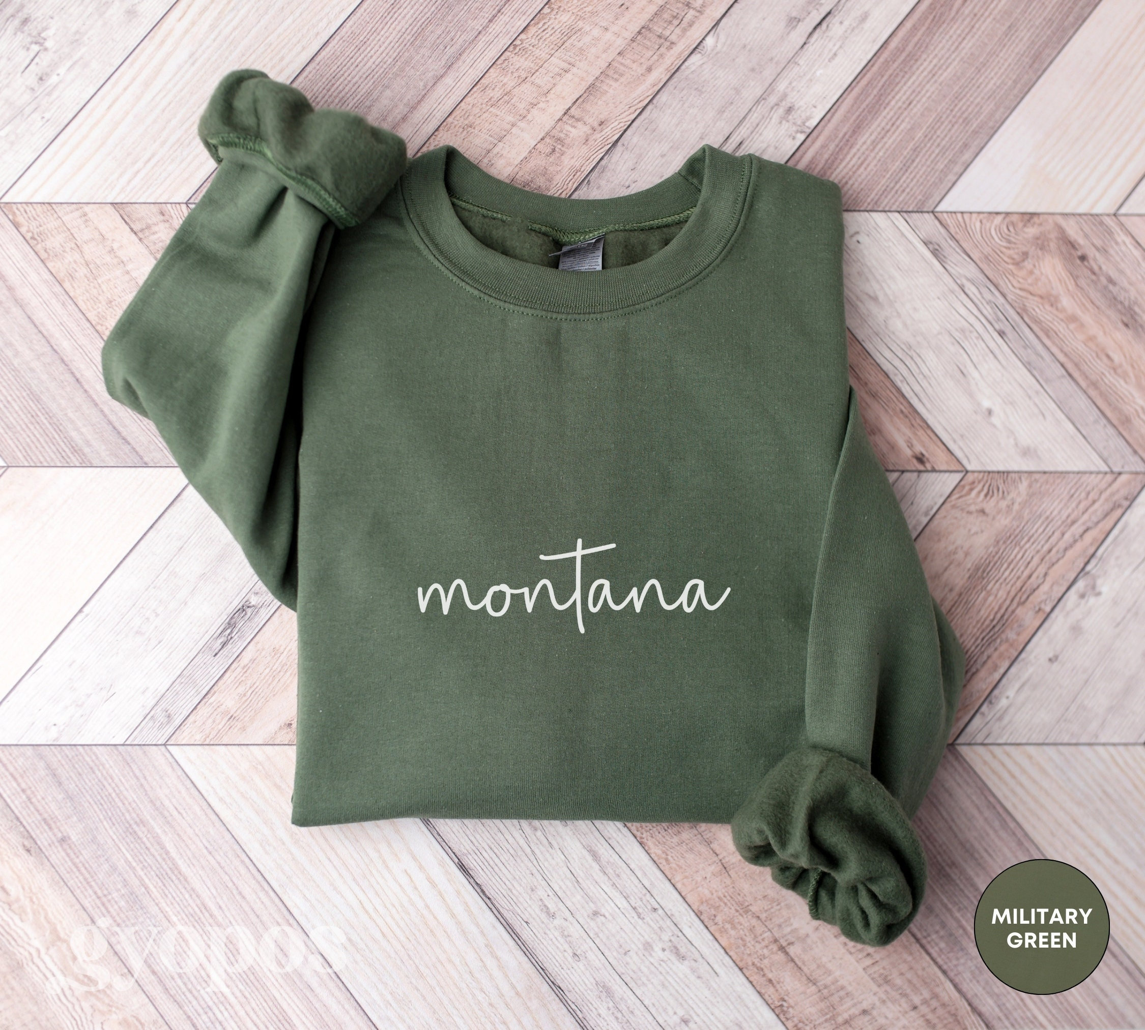 Montana Pullover Sweatshirt, Montana Hoodie, Montana Shirt, Montana Souvenir Gift, Travel Sweater, The Treasure State