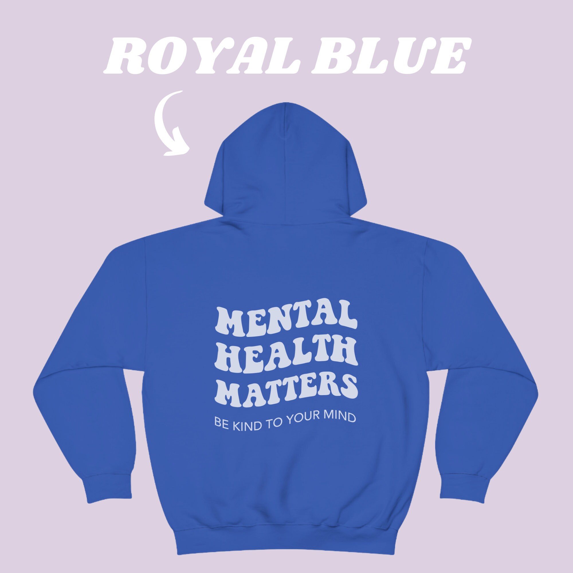 Blue you matter hoodie online