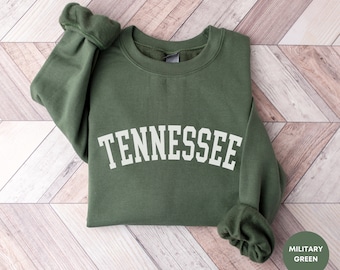 Tennessee Crewneck Sweatshirt, Unisex Soft US State Sweater