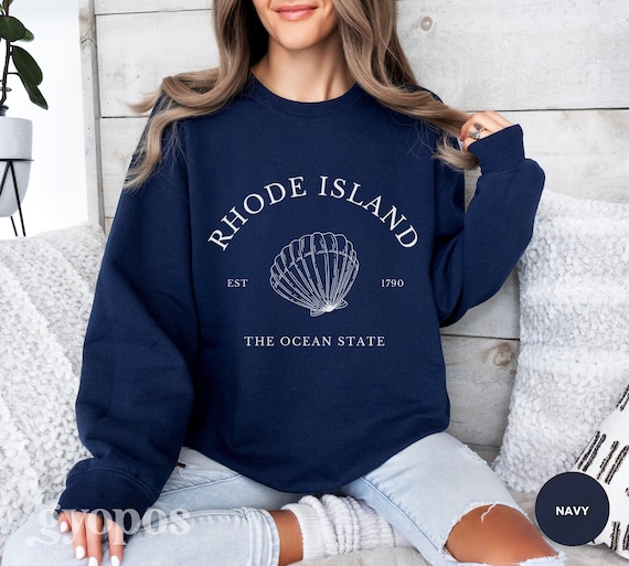 Rhode Island Sweatshirt, Ocean State Crewneck, Souvenir Gift - Etsy
