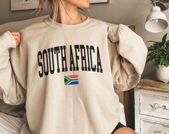 Sweatshirt met vlag Zuid-Afrika: Rainbow Nation Pride, African Heritage