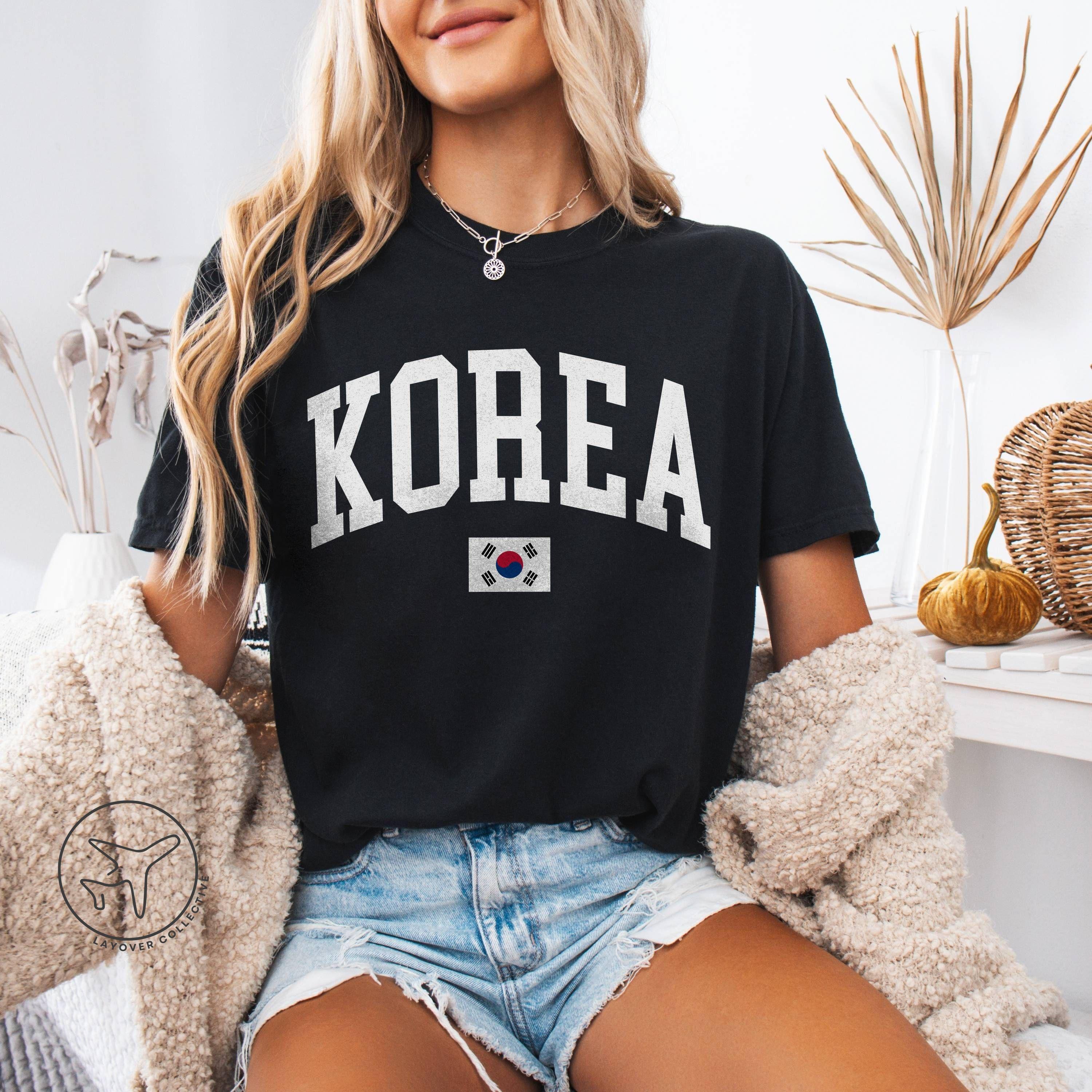 韓国旅行Tシャツ、韓国の伝統Tシャツ、ソウルのアジア土産 - Etsy 日本