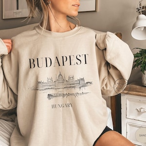Budapest Hungary Sweatshirt, Budapest Hungary Shirt, Hungarian Travel Gifts, Hungary Sweater, Budapest Souvenir
