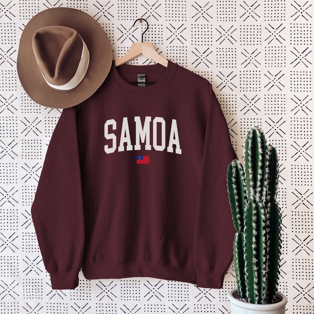 Samoa Sweatshirt, Samoa Crewneck, Samoa Shirt, Samoa Gift, Samoa Flag