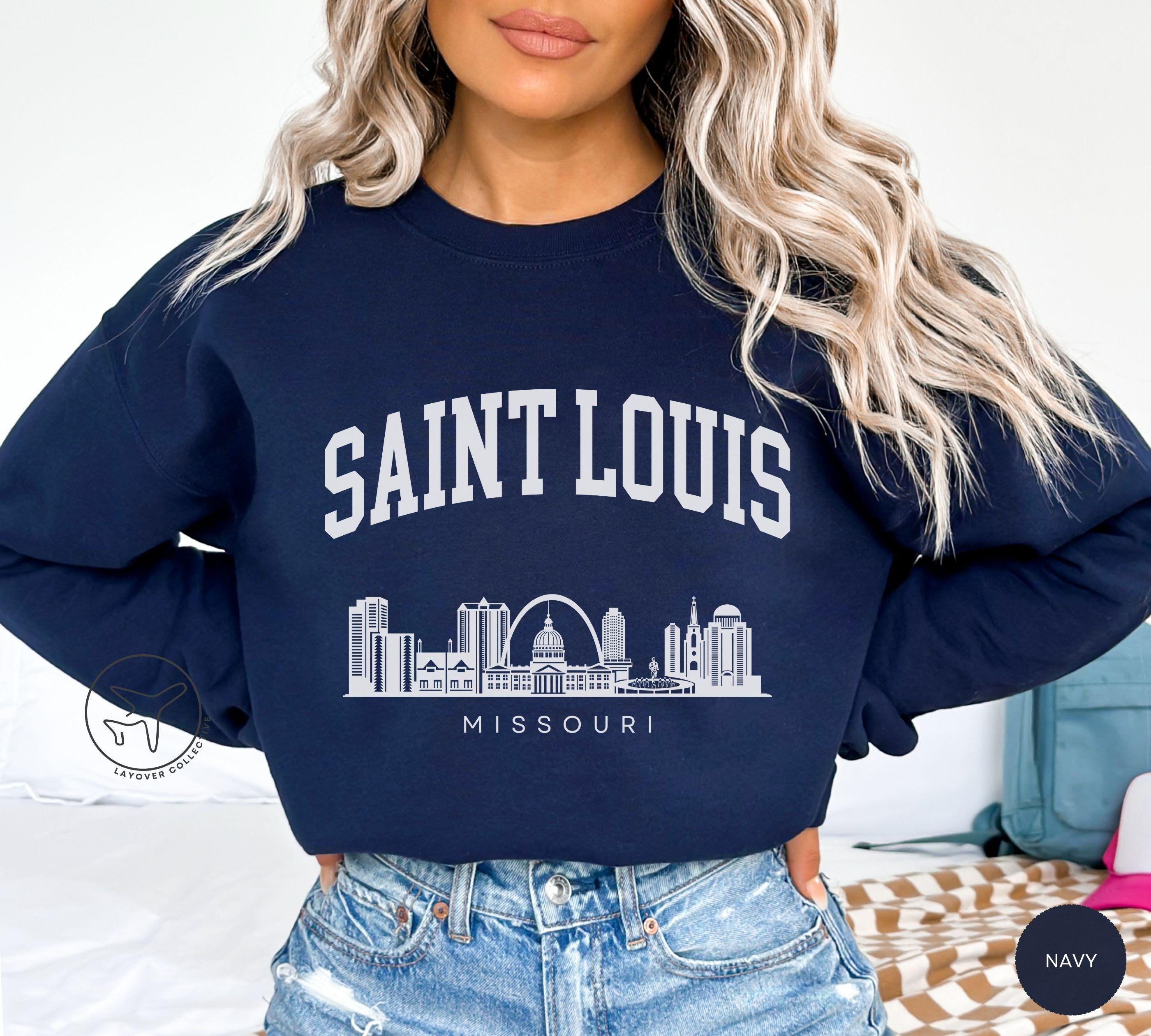 超希少SAINT LOUISスワロトレーナー Saint Louis Skyline Sweatshirt, Missouri Travel Souvenir - Etsy