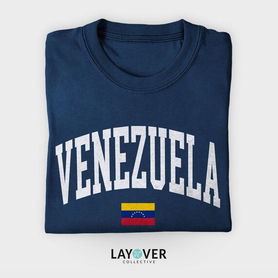 Venezuela T-Shirt, Venezuelan Flag Travel Tee, South America Shirt