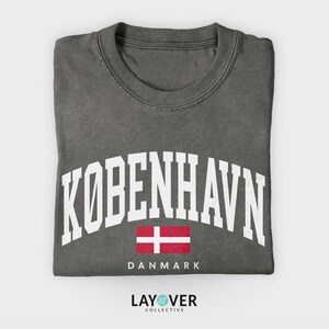 Kobenhavn T Shirt, Copenhagen Denmark Tee, Danish City Shirt, Nordic Travel Scandinavian Souvenir