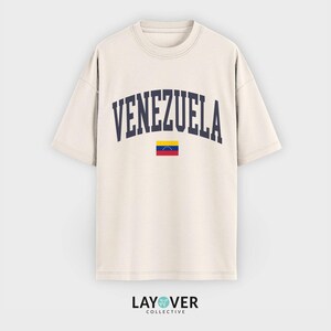 Camiseta de Venezuela, camiseta de viaje con la bandera venezolana, camiseta de Sudamérica imagen 8