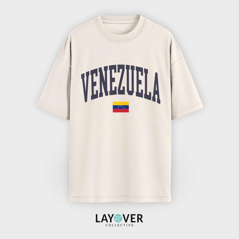 Camiseta de Venezuela, camiseta de viaje con la bandera venezolana, camiseta de Sudamérica imagen 8