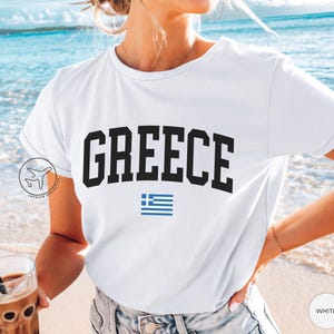 Greece Shirt, Greek Flag T-Shirt, Athens Souvenir Tee, Hellas Pride, Europe Travel Gift, Unisex Greek Graphic Tee