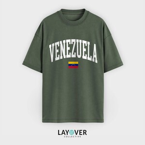 Camiseta de Venezuela, camiseta de viaje con la bandera venezolana, camiseta de Sudamérica imagen 7