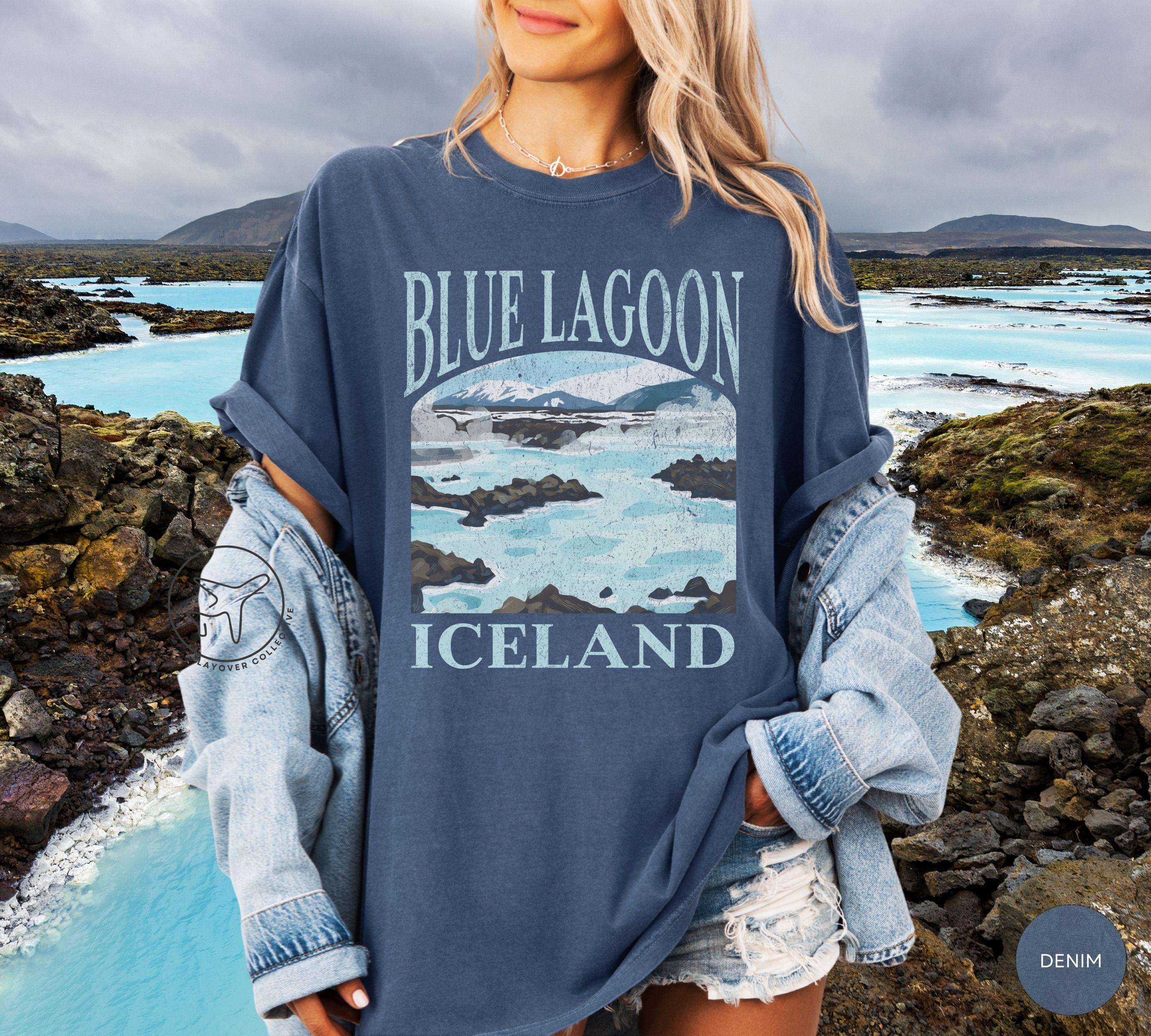 Blue Lagoon Iceland T-shirt, Souvenir Travel Tee - Etsy