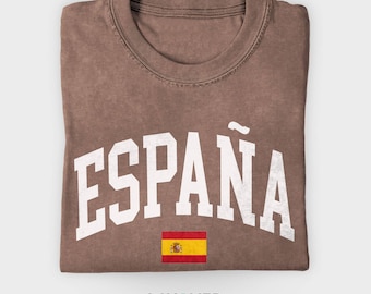 スペインTシャツ、スペイン国旗Tシャツ、スペイン伝統Tシャツ、ヨーロッパ旅行Tシャツ