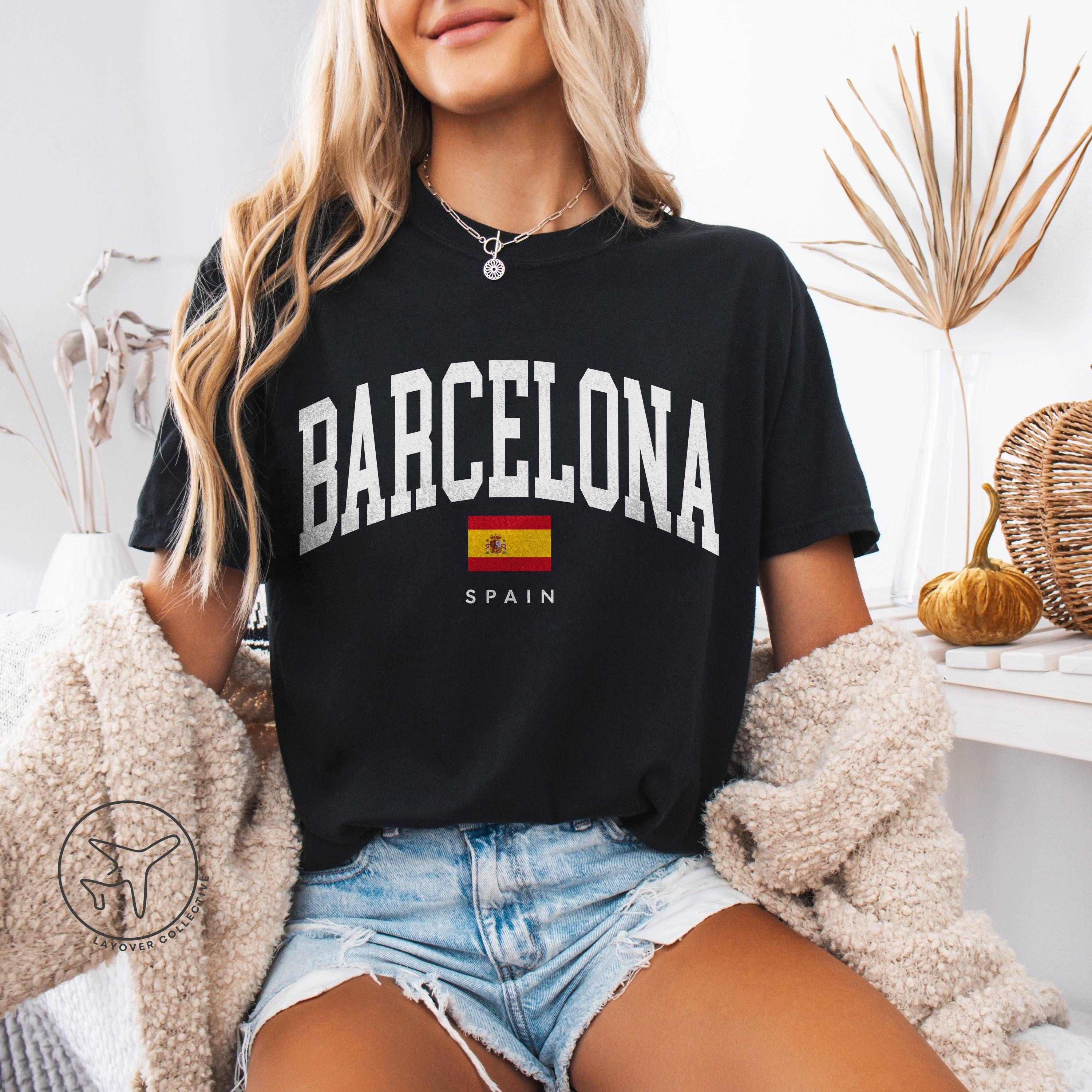 バルセロナ スペイン Tシャツ、カタルーニャ お土産 Tシャツ - Etsy 日本