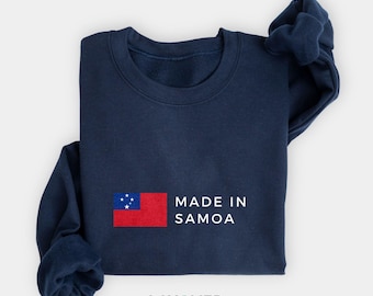 Sudadera con la bandera de Samoa, suéter unisex
