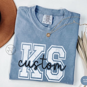 Custom Kansas T-Shirt, Custom Name City Shirt, Personalized Kansas Tee, Custom Kansas KS Souvenir Gift, Comfort Colors Shirt