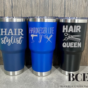 Hairdresser Gift, Hairdresser Tumbler, Cosmetology, Personalized Hairdresser Tumbler, Beauty Salon, Hair Salon, Hair Stylists Gift, Monat