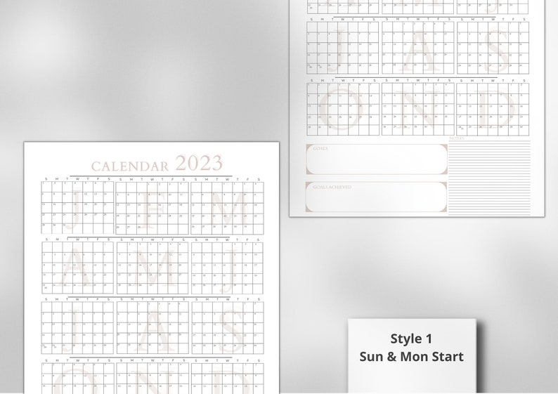 2023-wall-calendar-printable-vertical-large-wall-planner-etsy