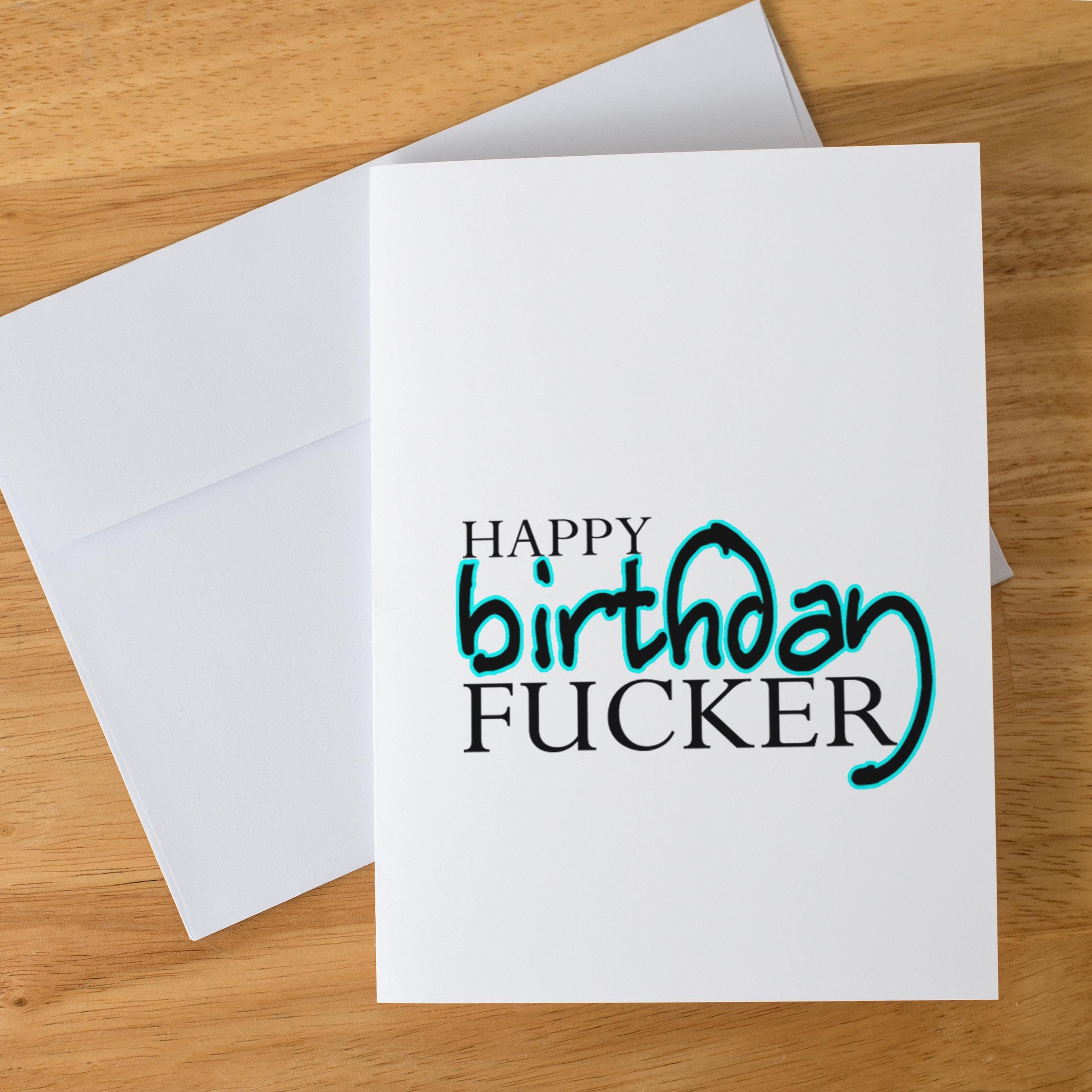 Funny Birthday Card: Rude Humor, Offensive Gag Gift - Etsy