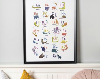 ABC Animal Poster