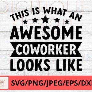 Emotional Support Coworker SVG, Digital Download, Svg, Png, Jpeg, Dxf, Eps,  Ai, PDF, Coworker, Best Coworker, Quotes, Appreciation, Humor