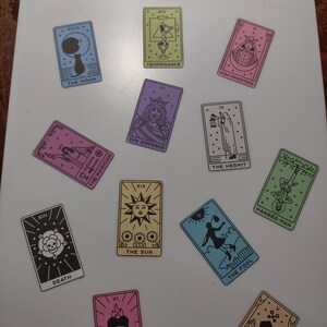 Tarot Card Printable Stickers Digital Download - Etsy