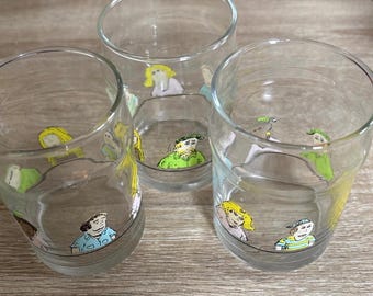 Vintage NYC-  Fishes Eddy Rox "The in crowd" Set of 3 juices glasses