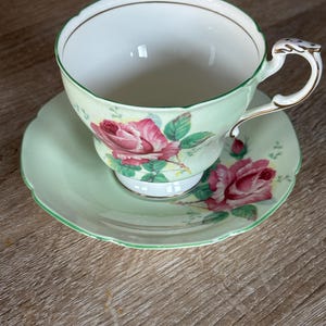 Paragon Floral Fine Bone China Cup & Saucer.