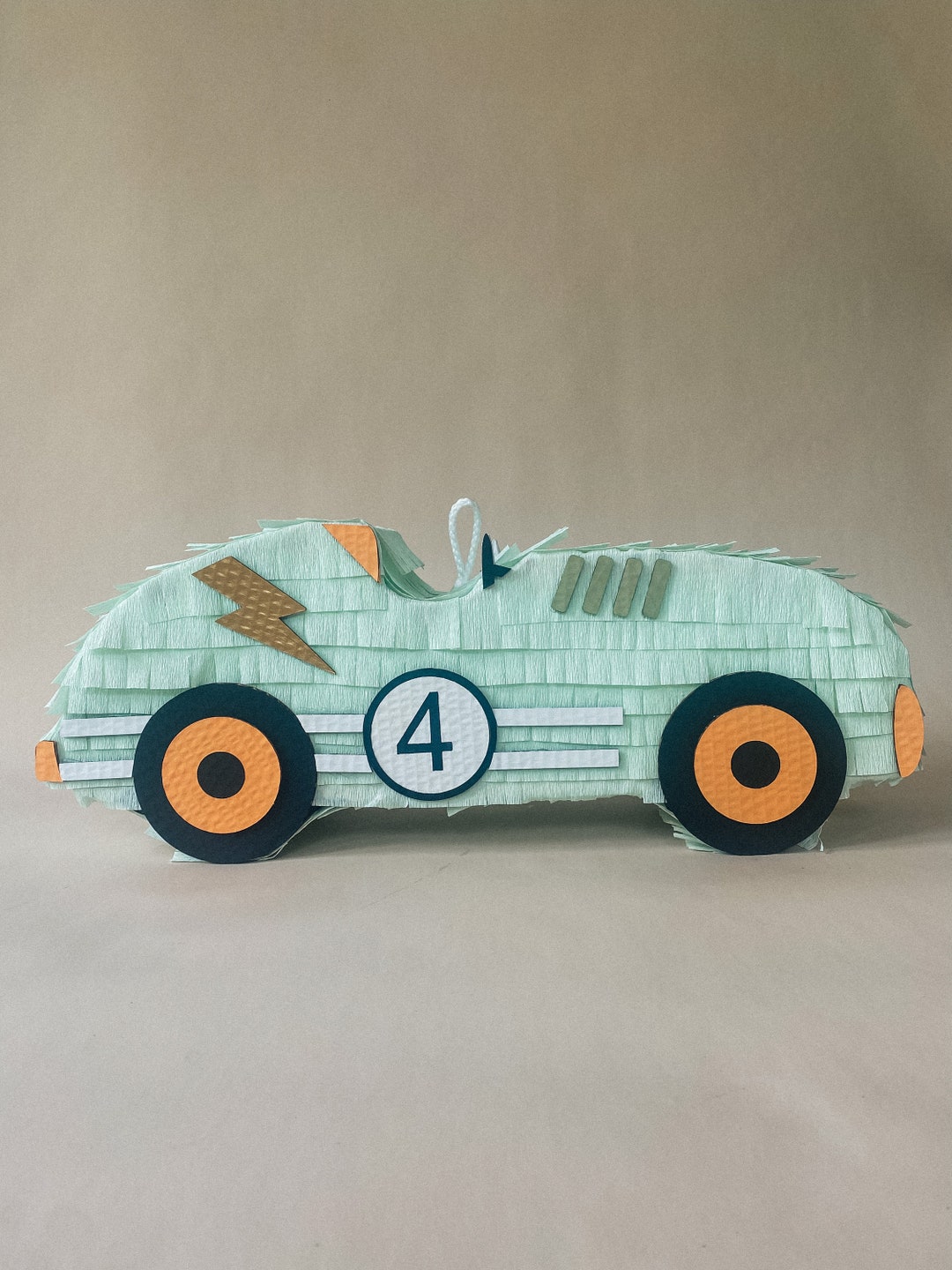 Vintage Race Car Piñata Etsy