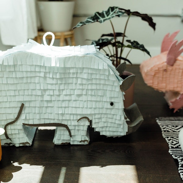 Mighty Rhino Piñata - Charge into Fun at Your Safari-Themed Bash!