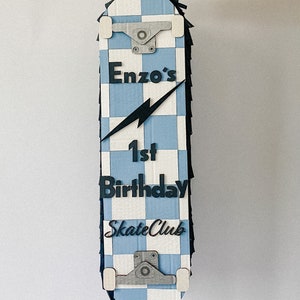 Custom Skateboard Piñata - Kickstart Your Party with Skater Style!