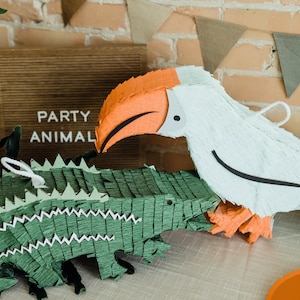Tropical Toucan Piñata - Soar into Party Fun with a Splash of Color