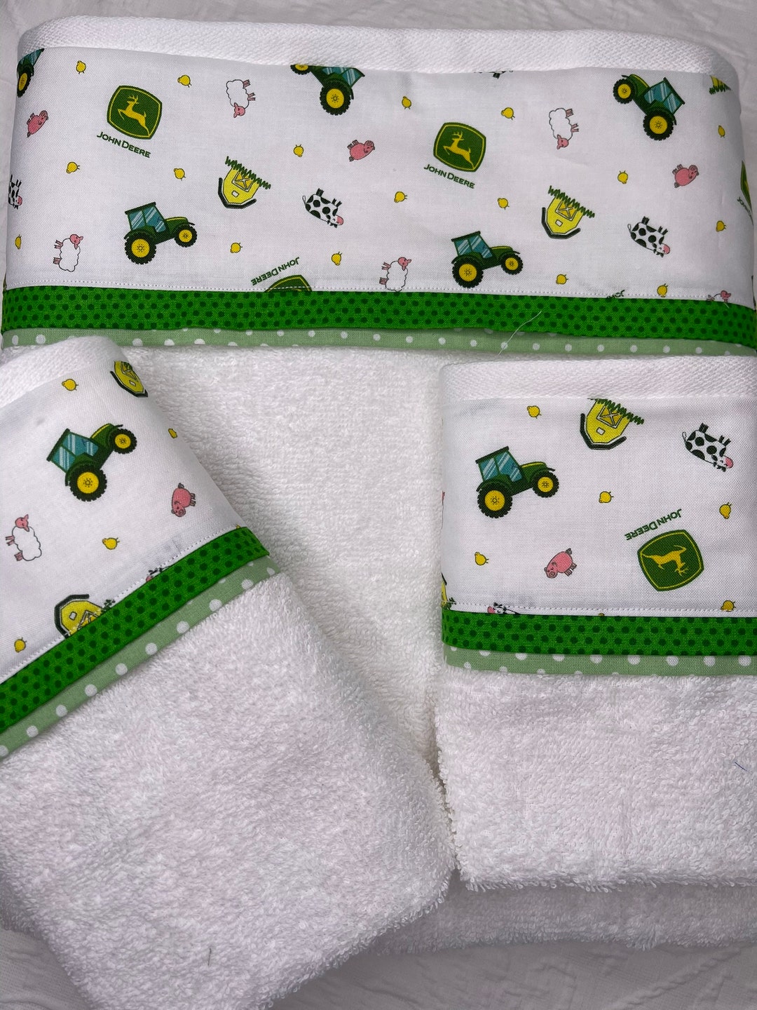 Ohh Deere John Deere Baby Towel Sets Babt Care Bibs and Etsy