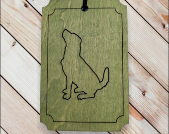 Sitting Dog - Car Air Freshener Holder