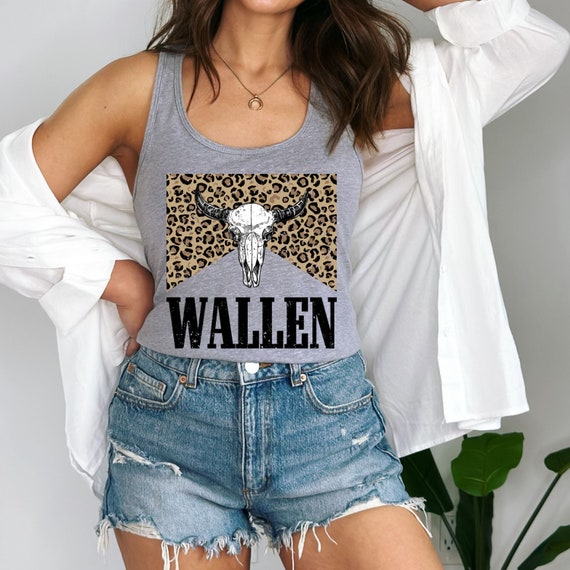 white cheetah print tank top