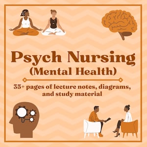 Notatki z wykładów z teorii pielęgniarstwa psychicznego i psychofarmakologii dla studentów pielęgniarstwa - kompletna kolekcja - pakiet cyfrowy (36 stron)
