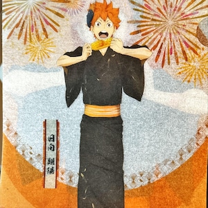 Haikyuu! Washi A4 Clear File; Animate merchandise; Hinata Shoyo; Kageyama Tobio; Kuroo Tetsuro; Kozume Kenma;